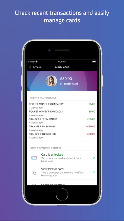 nimbl: Pocket Money App & Card screenshot-3