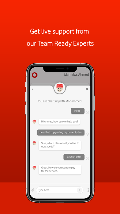 My Vodafone Oman Screenshot