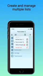 family shopping list iphone screenshot 3