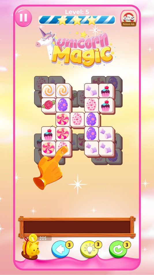 #3. Unicorn Magic: Tile Match game (iOS) By: ABDULAZIZ MUHAMMED