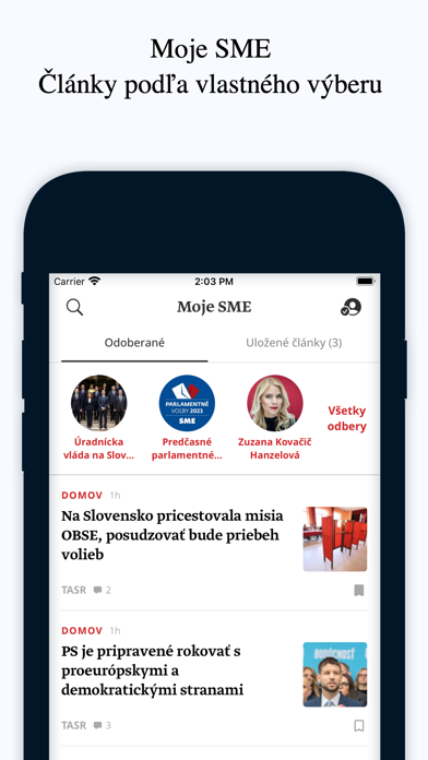 SME.sk Screenshot