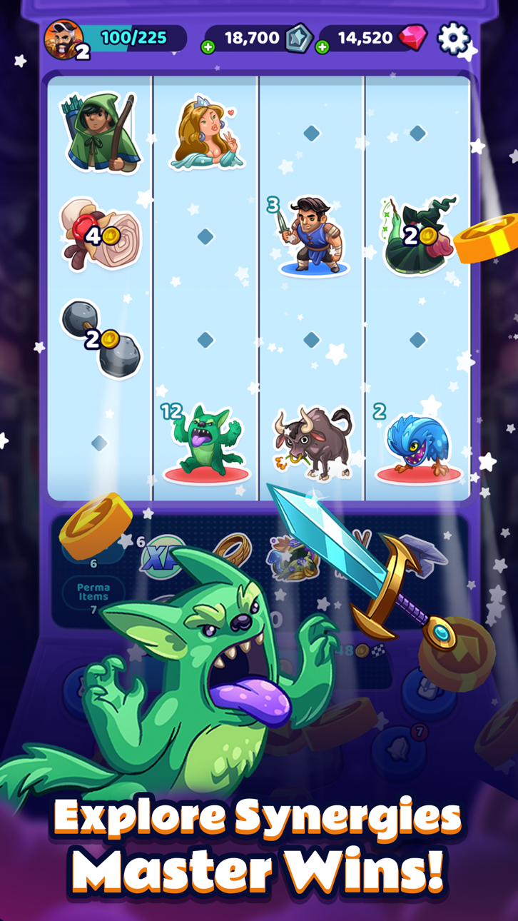 SpinCraft: Roguelike Puzzle Hack screenshot 6 - iOS game interface