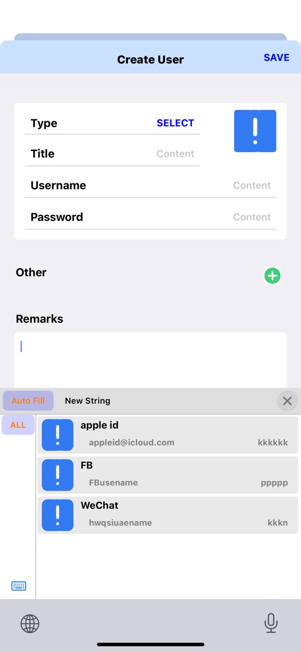 iPhone screenshot
