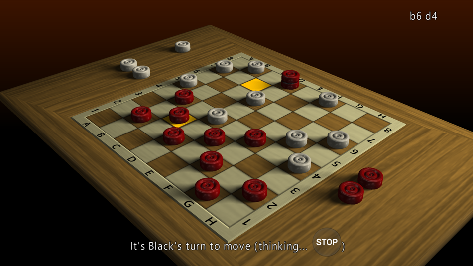 #3. 3D Checkers Game (iOS) Podle: A Trillion Games Ltd