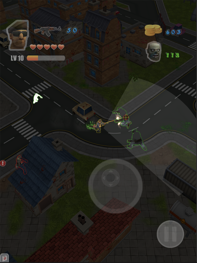 ‎Soldiers and Zombies Screenshot