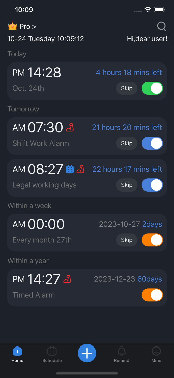 Dr. Alarm-schedule manager