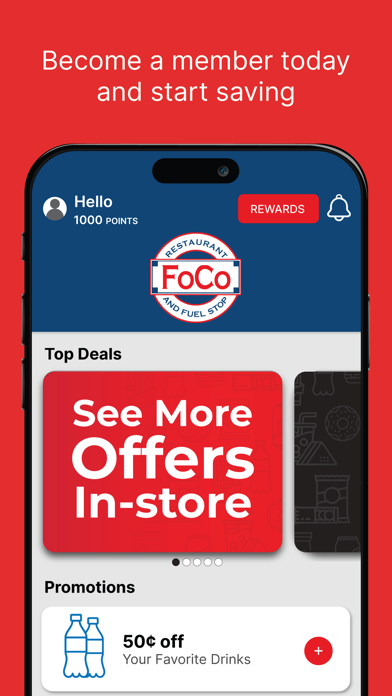 Four Corners Fuel Rewards Screenshot