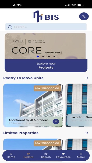 BIS Real Estate Screenshot