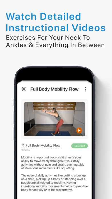 Mobility & Recovery Screenshot