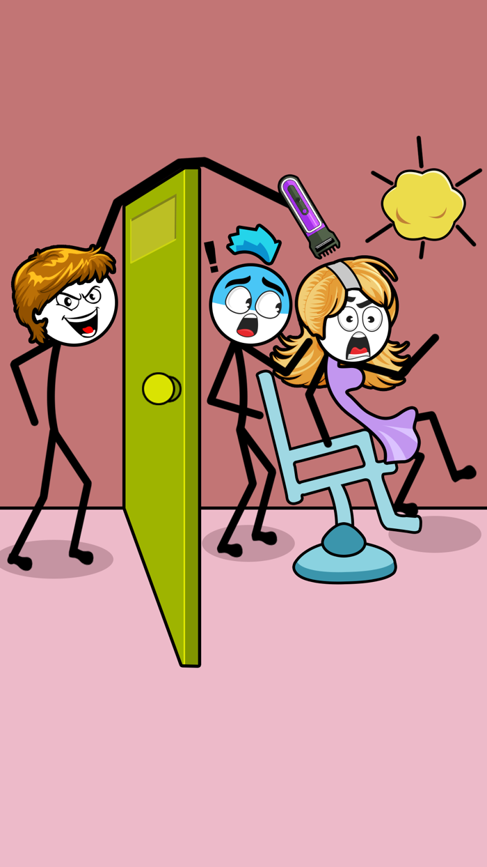 Stickman Thief Puzzle IQ Game