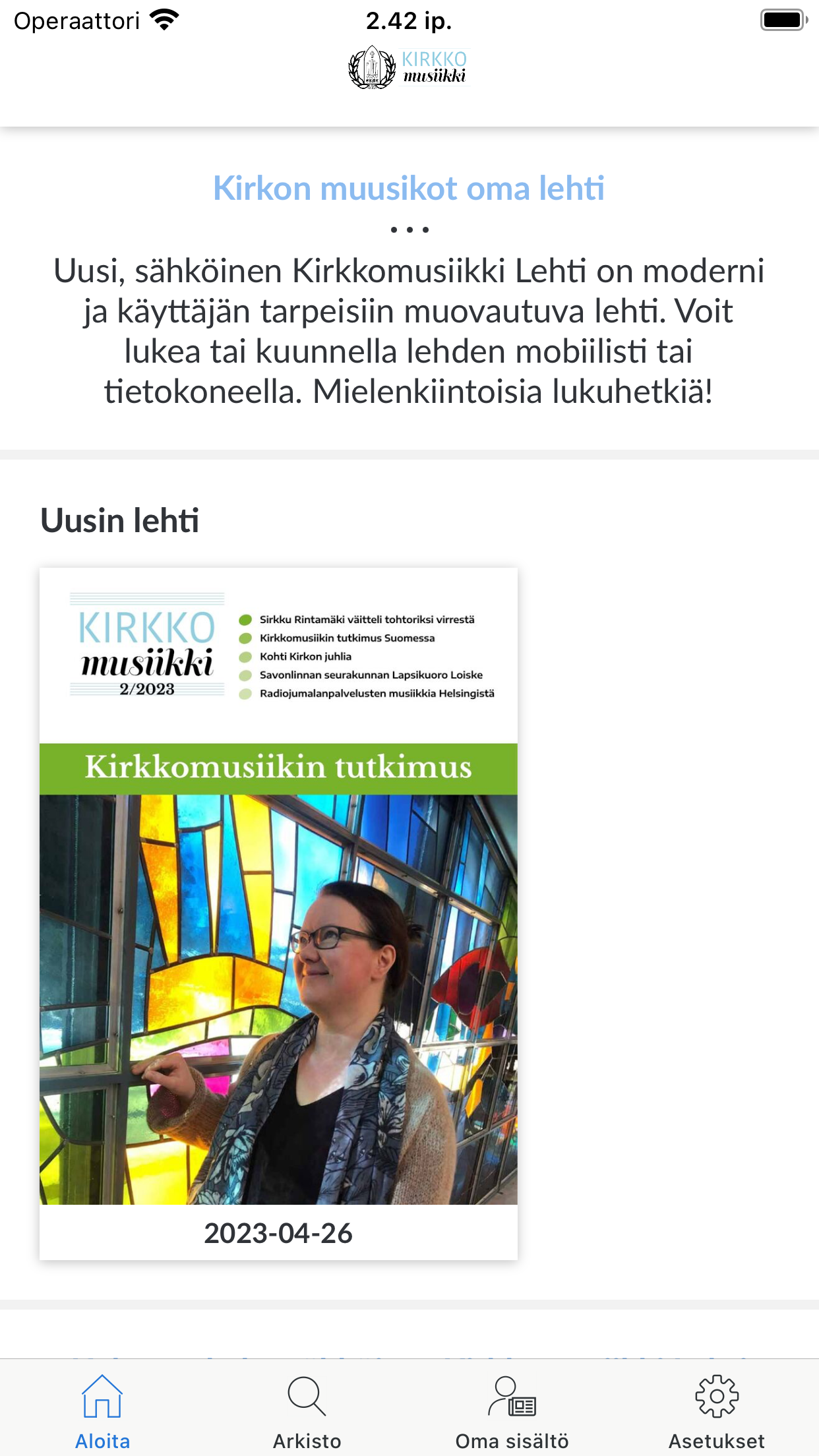 Kirkkomusiikkilehti