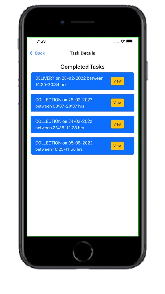 #4. Driver App View (iOS) 由: LAUNDRY LITE LIMITED