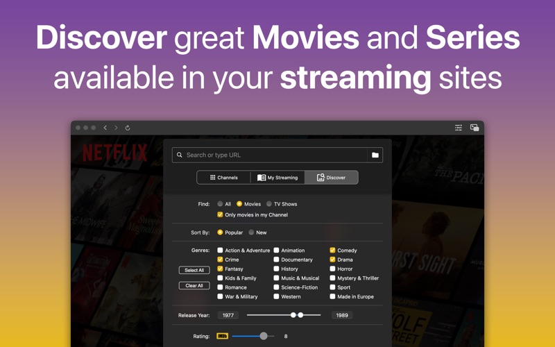 Screenshot #3 pour Friendly Streaming Browser