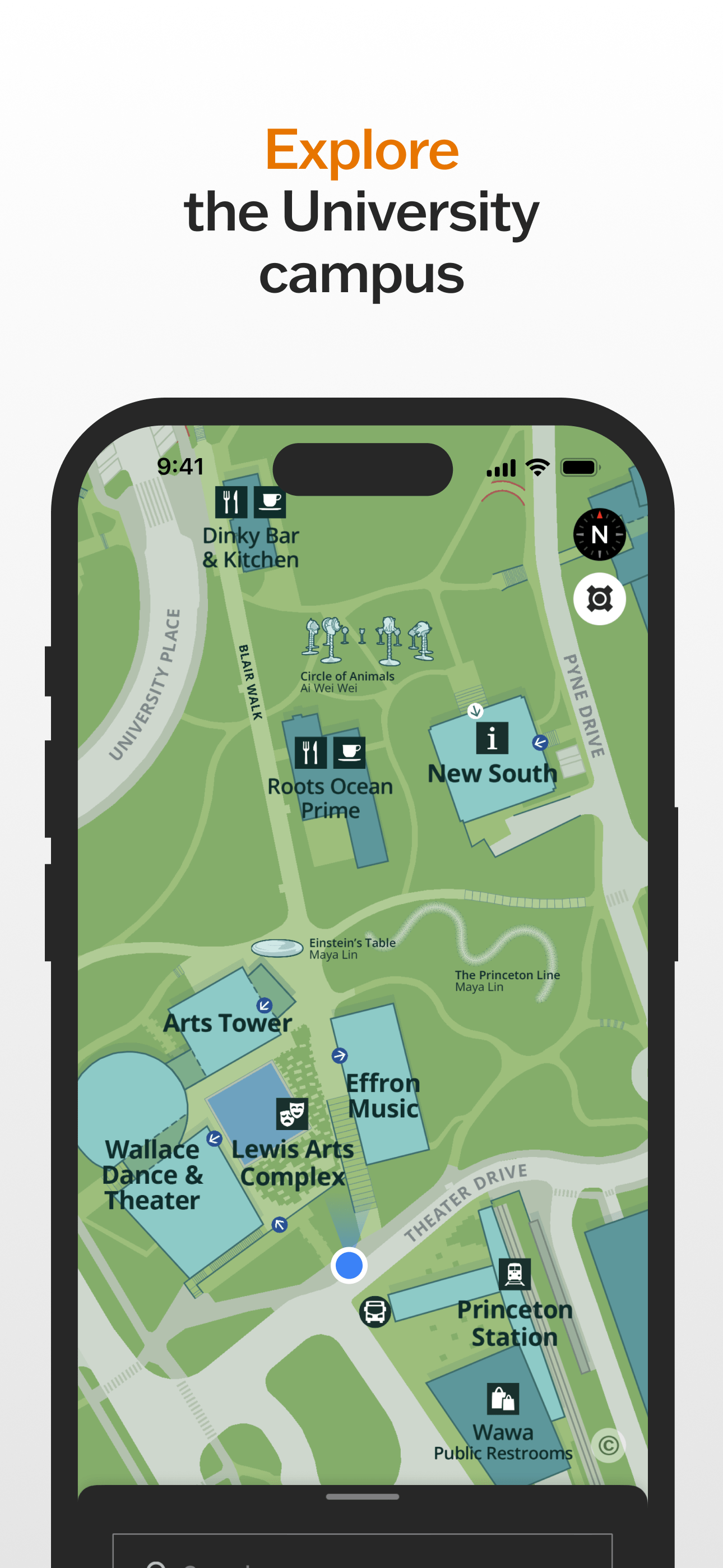 Princeton Campus Map