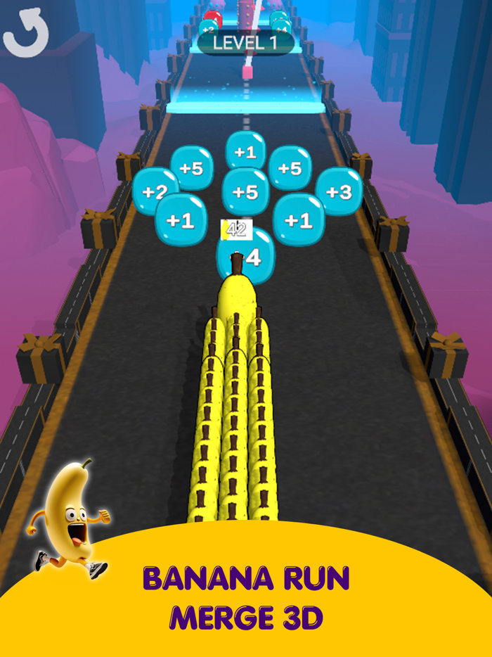 Banana Run Merge 3D