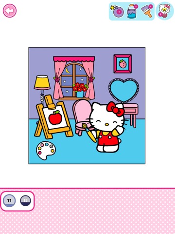 Hello Kitty：ィ ぬりえのおすすめ画像4