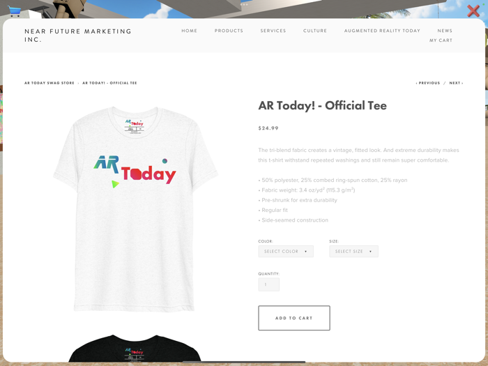 AR Today - Virtual Store