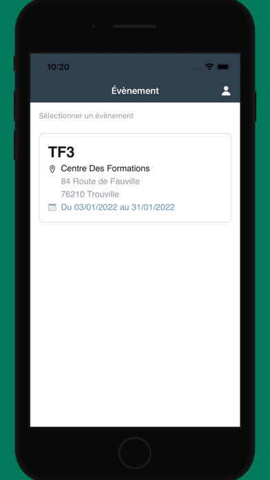 TravelApp Scan Screenshot