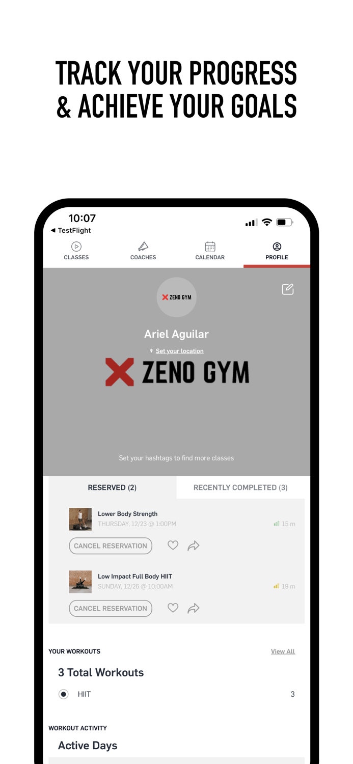 Zeno Gym On Demand