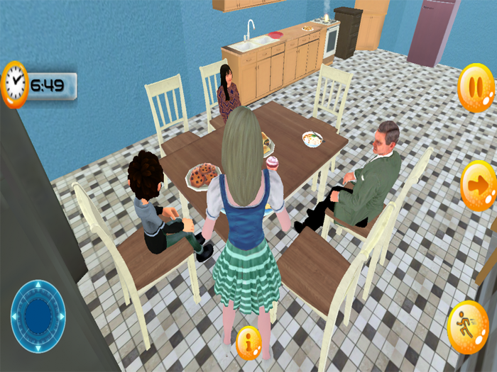 Real Mother Happy Dad life Sim