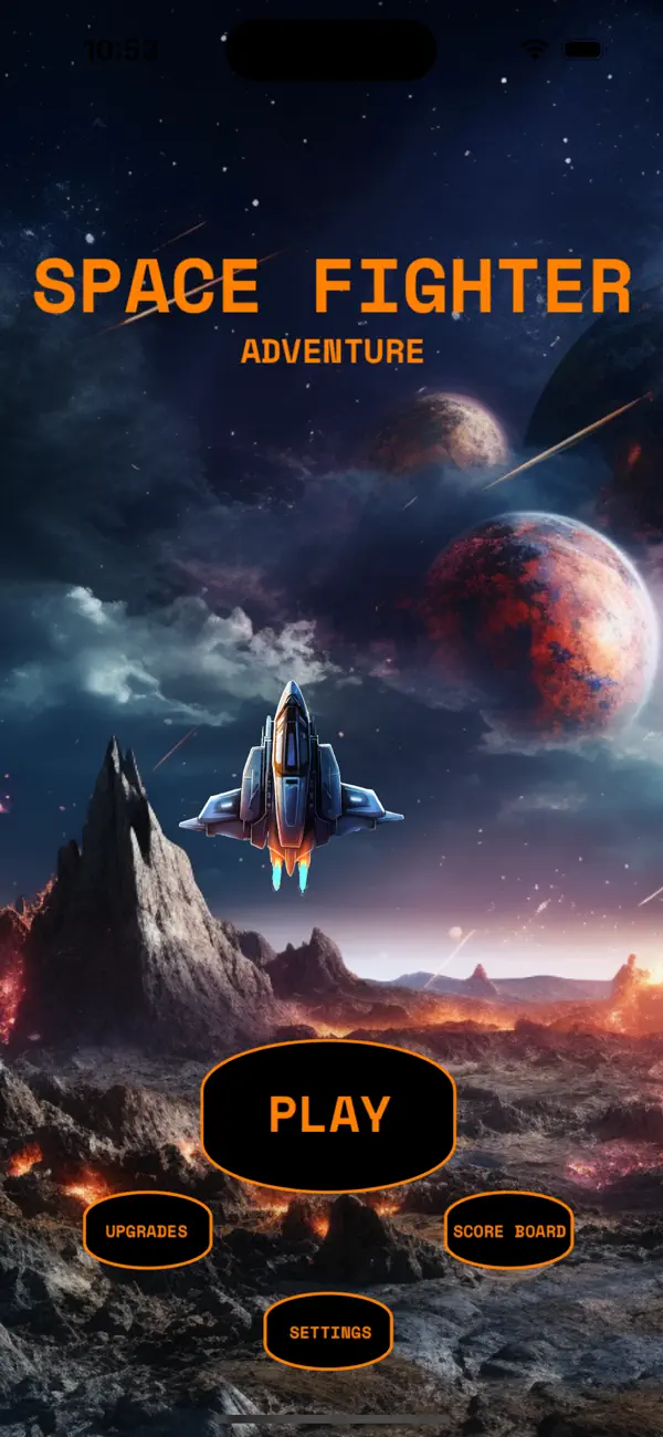 Space Fighter Logo