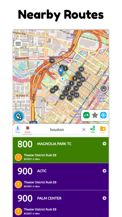 Houston Transit Metro Screenshot