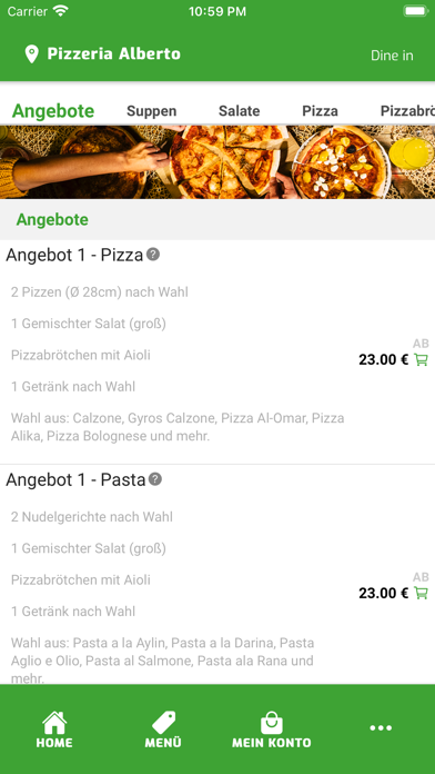 Pizzeria Alberto Bottrop Screenshot