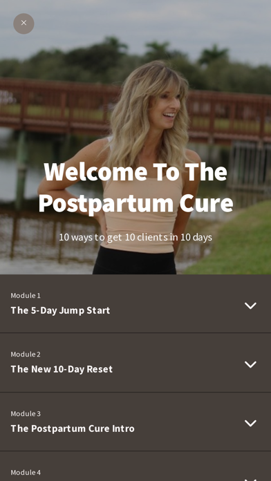 The Postpartum Cure Plan Screenshot