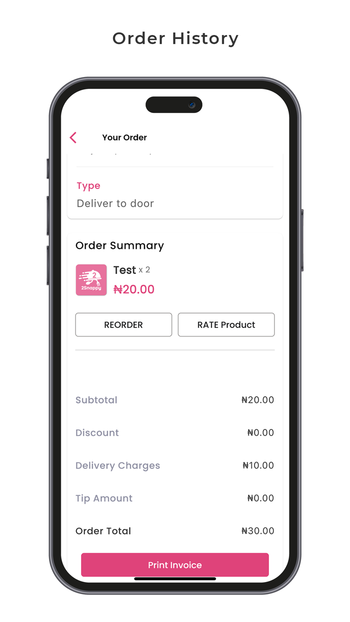 2Snappy Food Delivery Nigeria