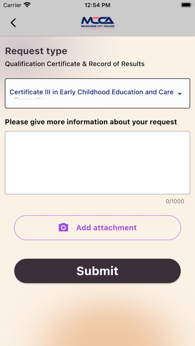 MCCA Screenshot