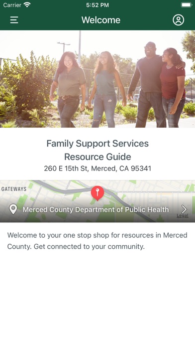 Merced County Resource Guide Screenshot
