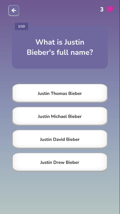 Justin Bieber Trivia Quizのおすすめ画像4
