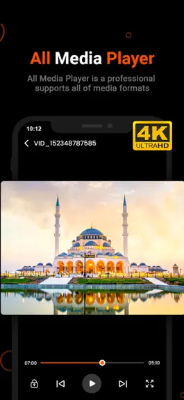 Game screenshot Media Player : HD Video Player apk