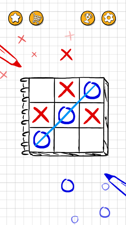 #2. Tic Tac Toe & Pastimes Game (iOS) 由: Tran Dinh Hung