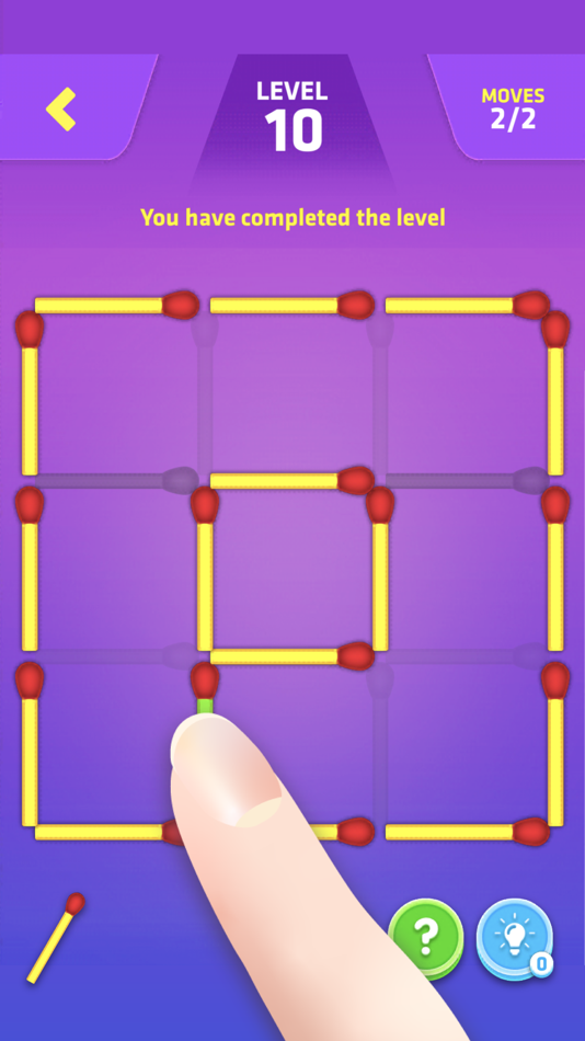 #2. Matchstick Puzzle. (iOS) 由: Basement Apps, Inc.