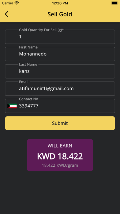 Kanz Gold Screenshot