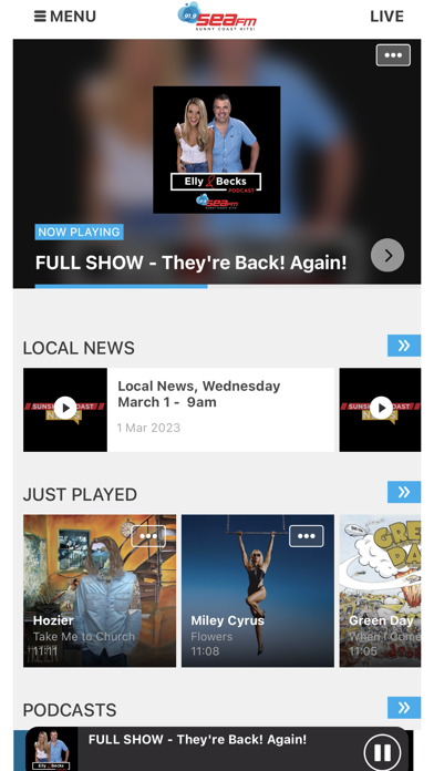 91.9 SEA FM Sunshine Coast Screenshot