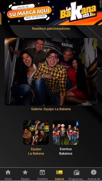 La Bakana 103.1 FM Screenshot