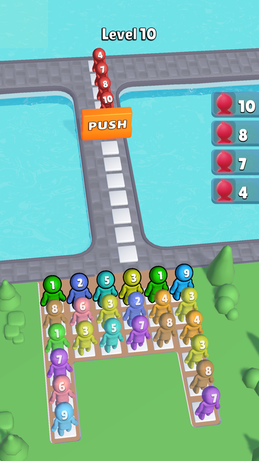 #2. Pusher Merge (iOS) Podle: ZiNKY OYUN YAZILIM ANONiM SiRKETi
