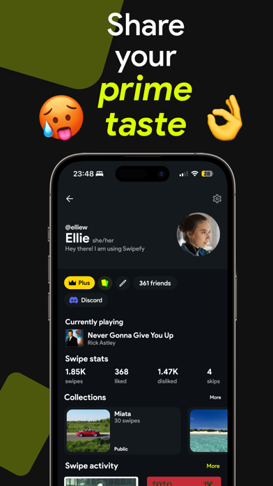 Swipefy for Spotify Screenshot