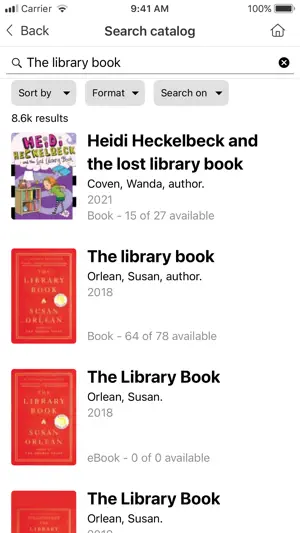 Worthington Libraries app screenshot 3