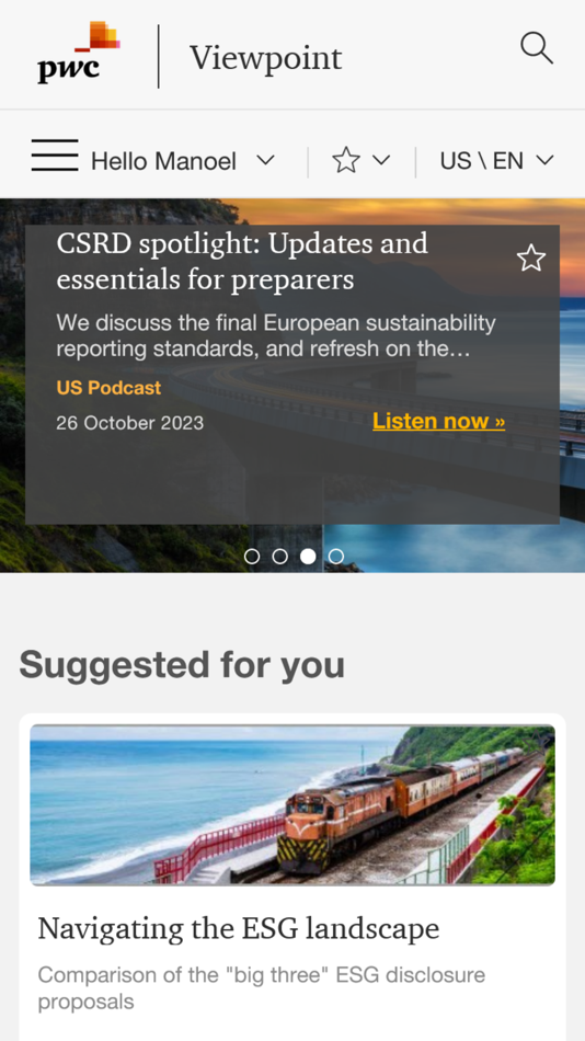 #1. PwC Viewpoint (iOS) 由: PricewaterhouseCoopers LLP