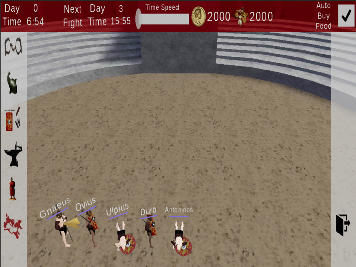 Arena Gladiator Fight Manager