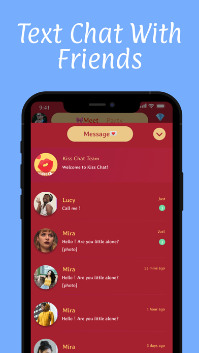 Kiss:Live Video Chat Screenshot