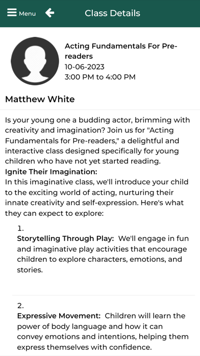 Orange County Acting Academy Screenshot