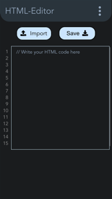 HTML Editor - .html Editor screenshot