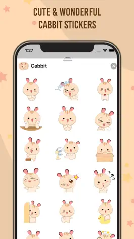 Game screenshot Cabbit - Stickers for iMessage apk