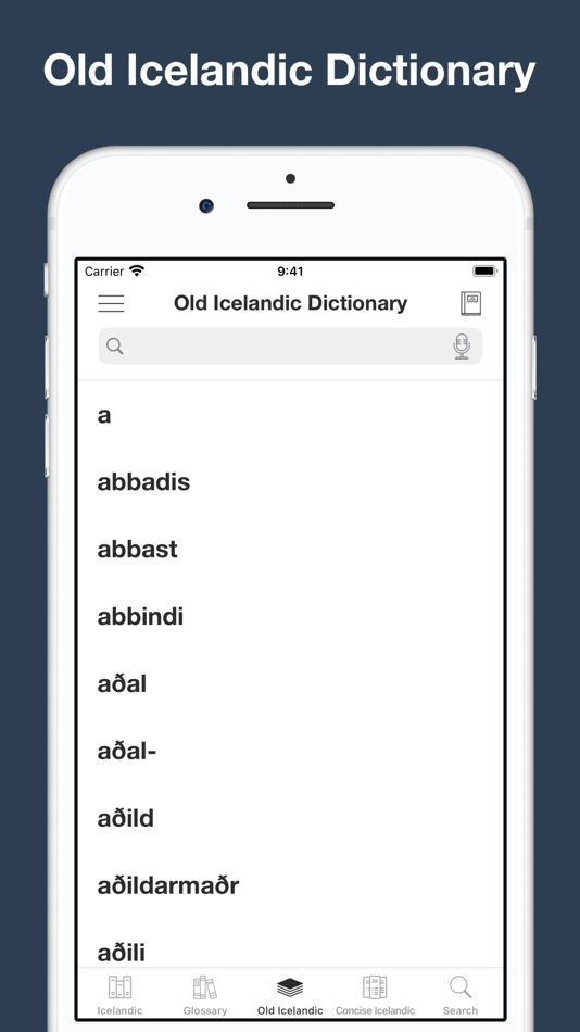 #7. Combined Icelandic Dictionary (iOS) By: Trang Hoai
