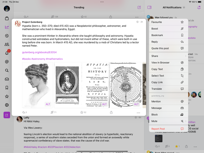 Ice Cubes for Mastodon