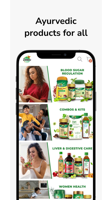 Zanducare - Ayurvedic products Screenshot